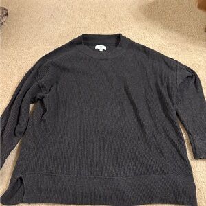 Aerie Women’s Dark Gray Crewneck Sweater